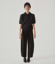Barrel Denim Pants - Black