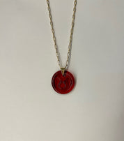 Zodiac Pendant Necklace - Garnet