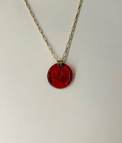Zodiac Pendant Necklace - Garnet