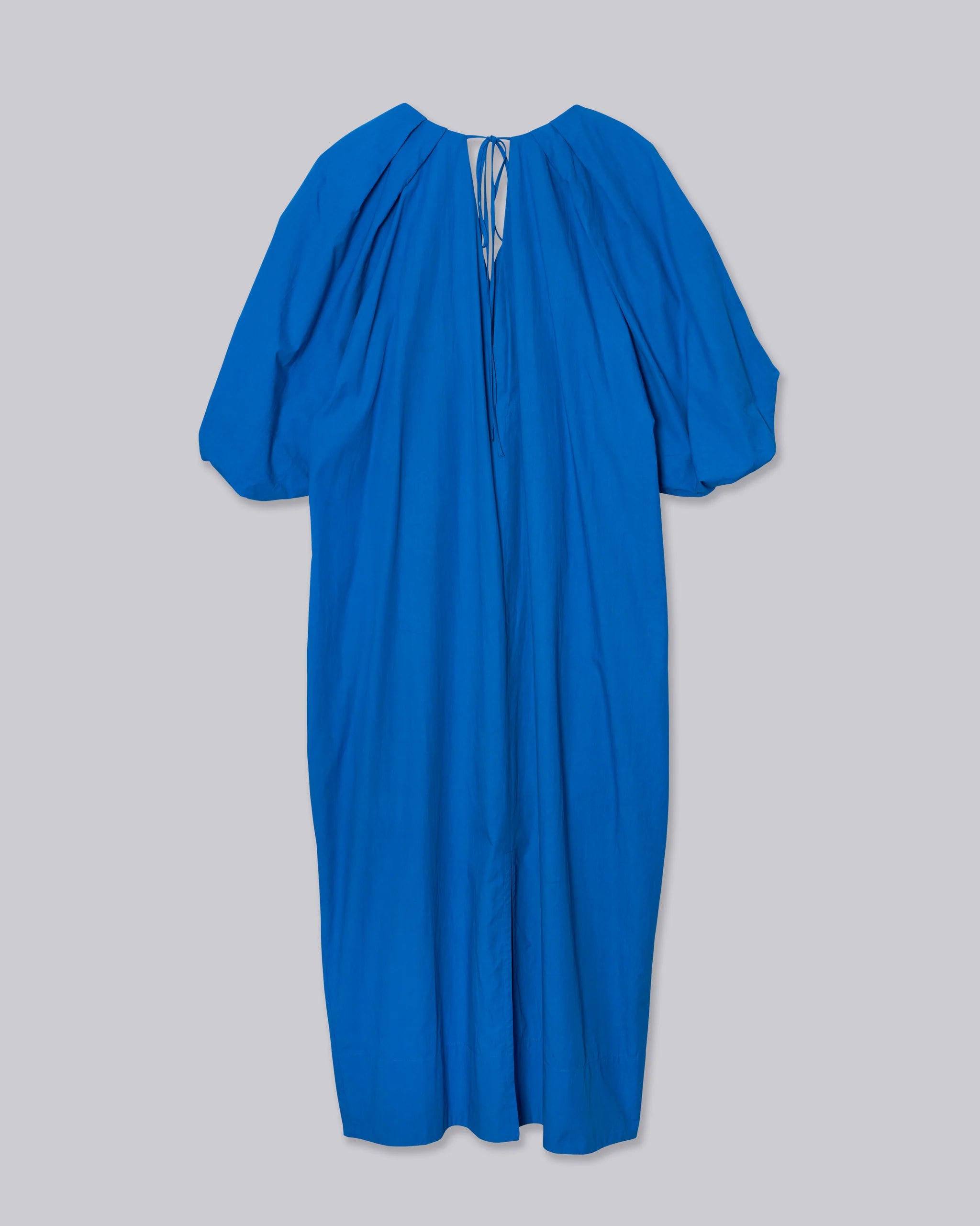 Tucked Cocoon Dress - Cerulean