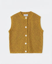 Solo Vest Textured Merino - Mustard Speckle