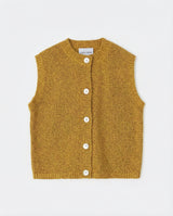 Solo Vest Textured Merino - Mustard Speckle