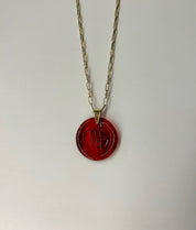 Zodiac Pendant Necklace - Garnet