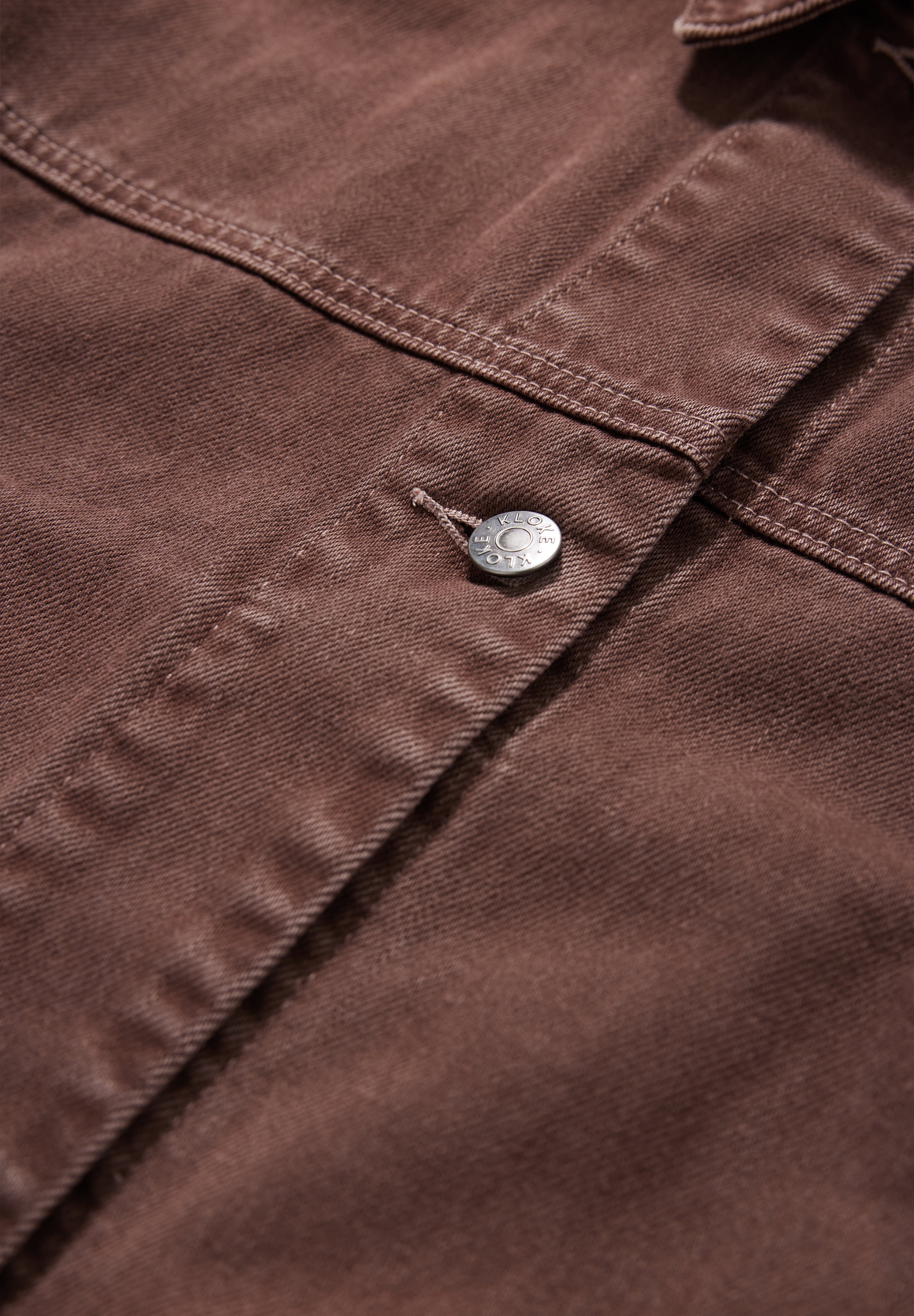 Halt Denim Jacket - Brown Fade