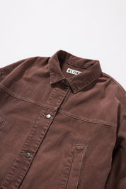 Halt Denim Jacket - Brown Fade