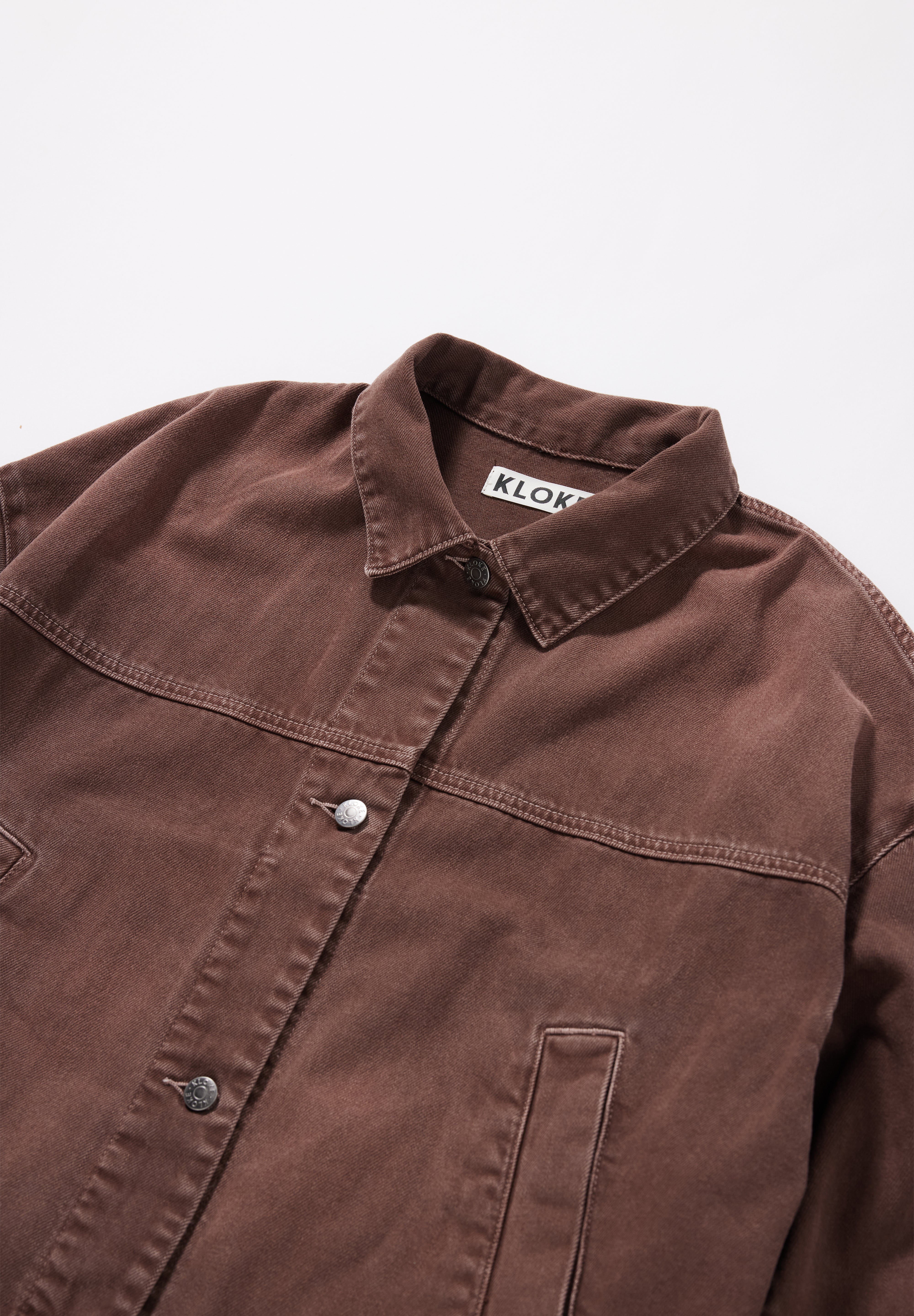 Halt Denim Jacket - Brown Fade