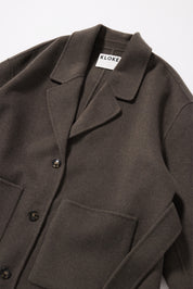 Retention Wool Coat - Olive Taupe