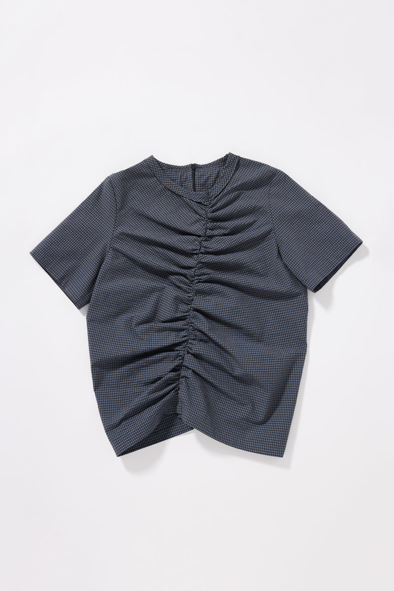 Whisper Top - Ink Gingham
