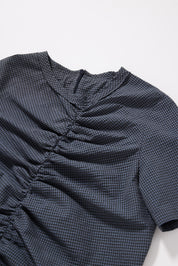 Whisper Top - Ink Gingham