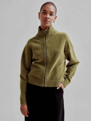 Zip-Up Jacket - Pickle