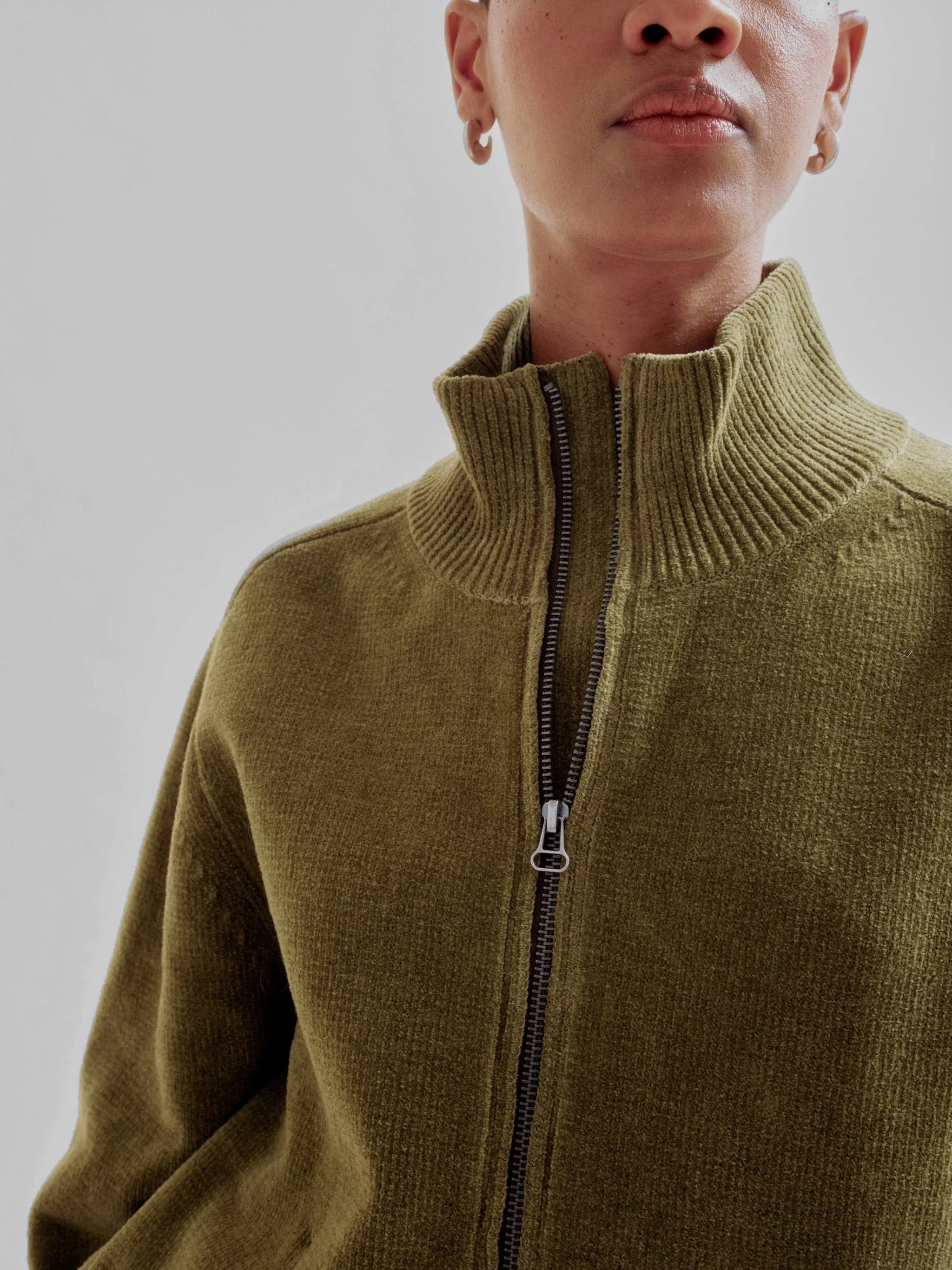Zip-Up Jacket - Pickle