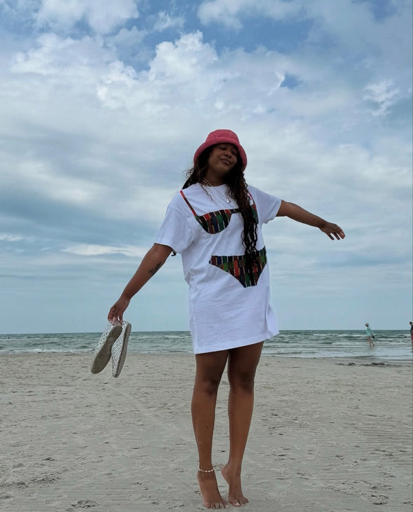 Florida Woman Appliqué Dress