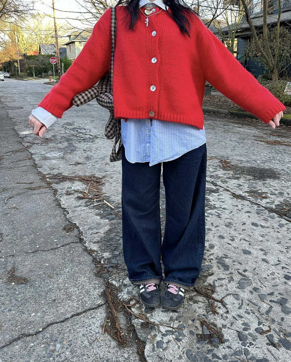 Sheba Cardigan Sweater- Habanero