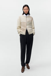 Marled Zip Cardigan