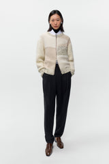 Marled Zip Cardigan