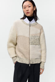 Marled Zip Cardigan