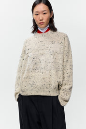 Merino Wool Marled Sweater