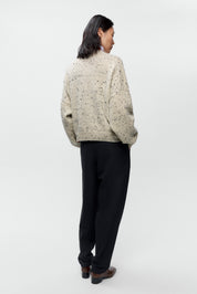 Merino Wool Marled Sweater