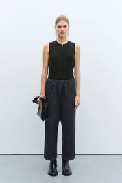 Denim Relaxed Pants Black