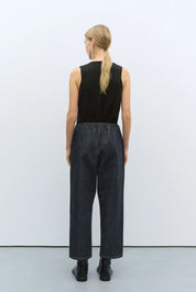 Denim Relaxed Pants Black