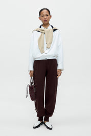 Organic Cotton Sporty Pants - Brown