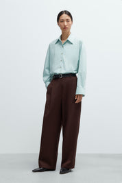 Oversized Shirt - Vichy Green