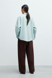 Oversized Shirt - Vichy Green