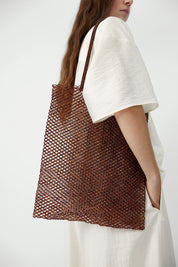 Handmade Beaded Tote Bag