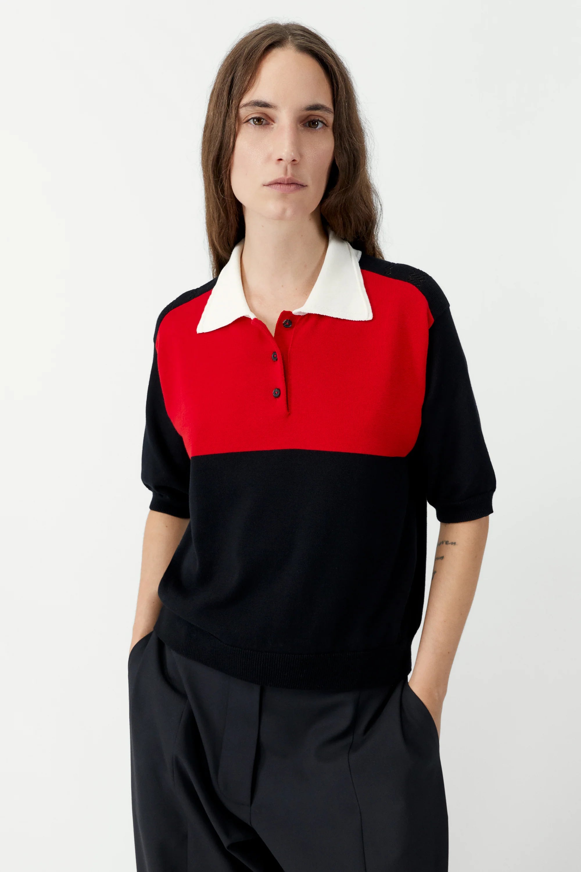 cordera-ss26-organic-cotton-colorblock-polo-black-2.webp