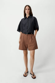 Short Sleeve Shirt - Espresso