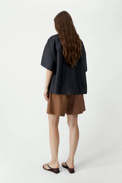 Short Sleeve Shirt - Espresso