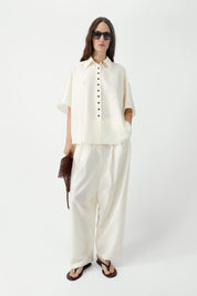 Short Sleeve Shirt - Marfil