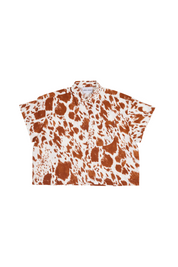 Corso Buttondown Cotton/Linen - Impressionist Cow