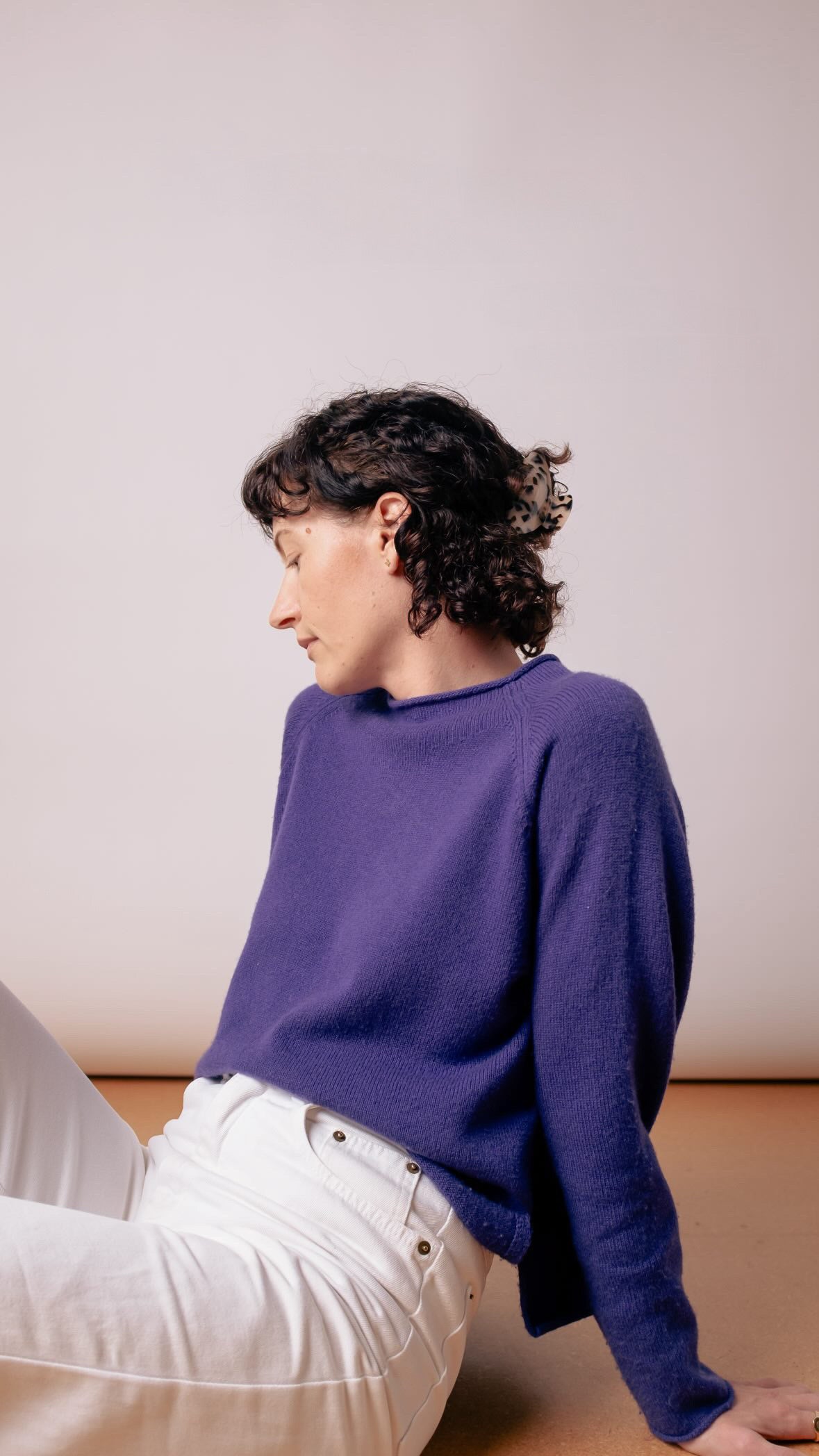 Iris Rollneck Pullover - Viola