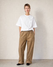 Woven Tee - White