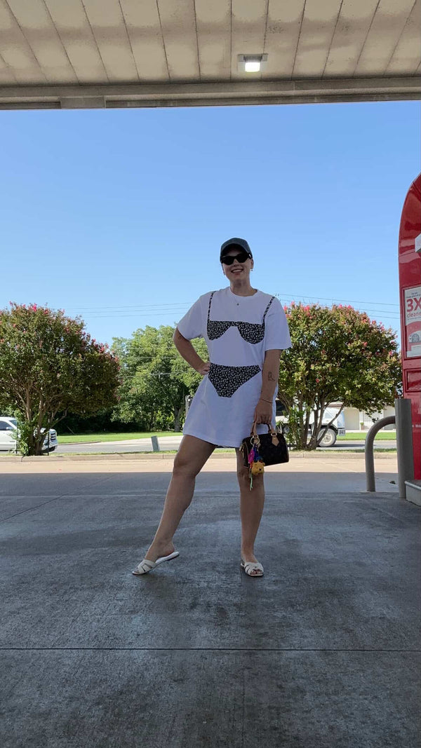 Florida Woman Appliqué Dress