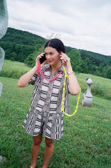 Nikki Chasin x The House That Lars Built Camper Short in Licorice Astrid Weave