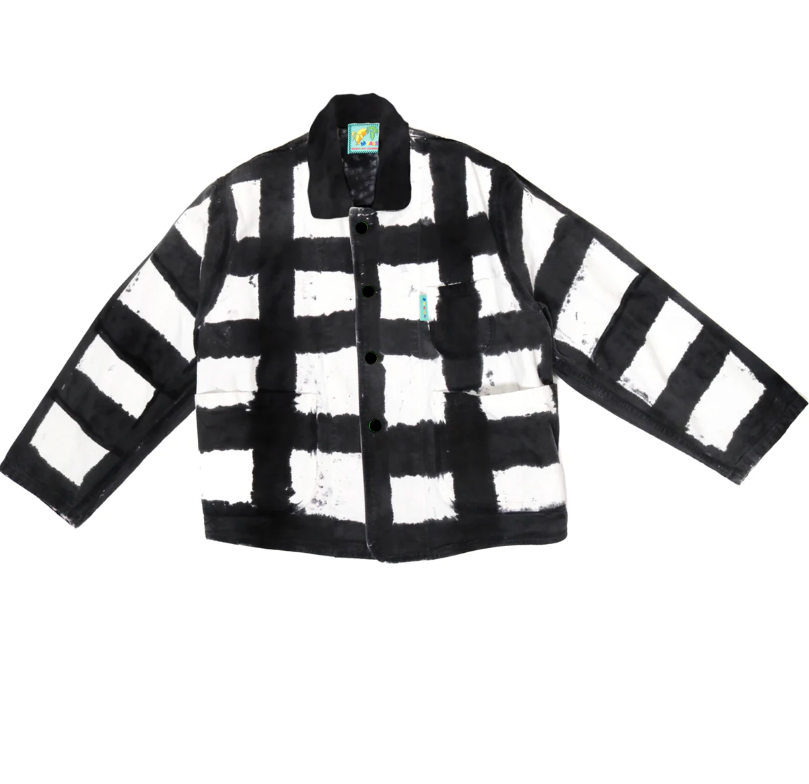 Forager Coat - Licorice Check