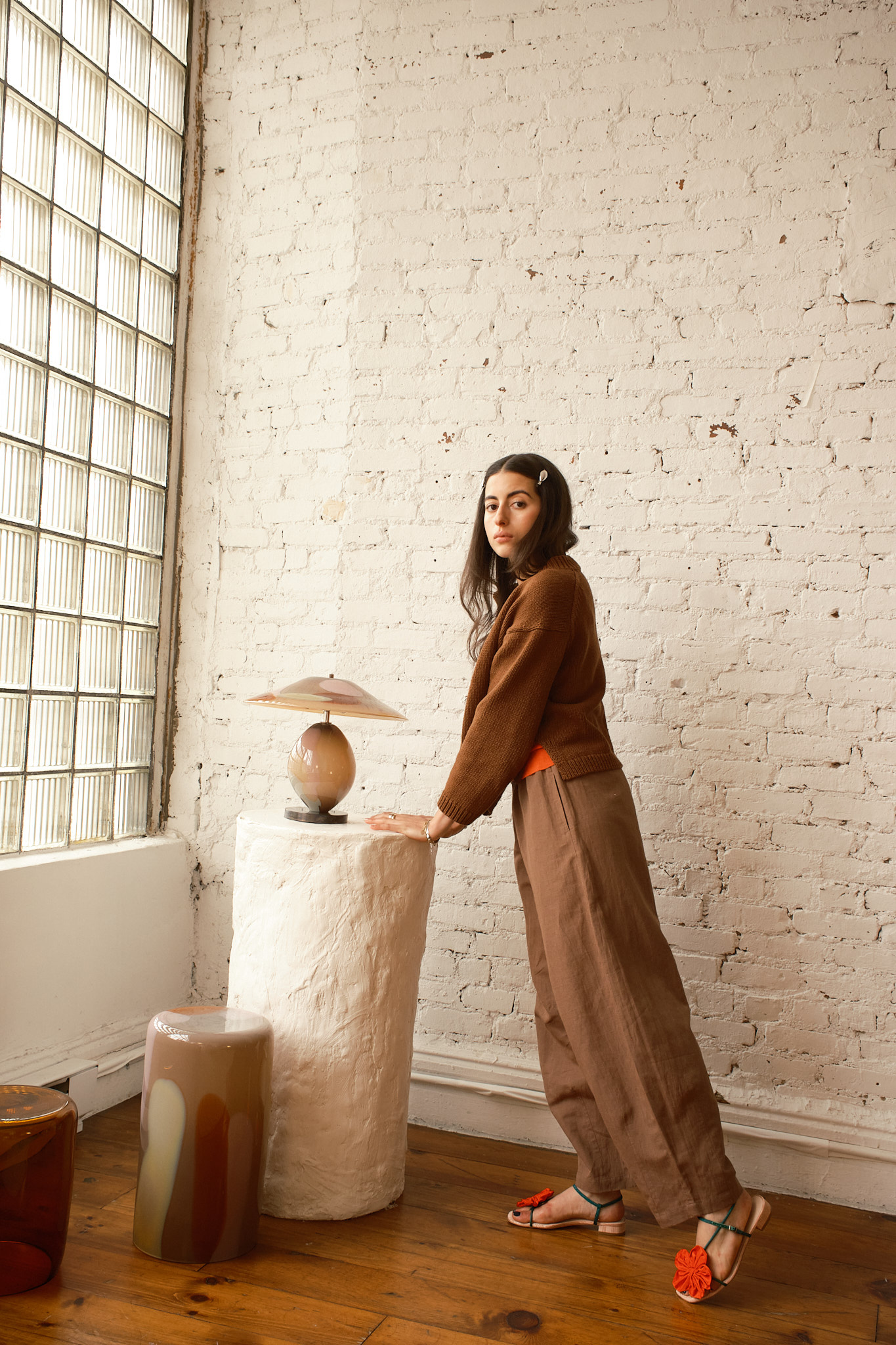 ンニット NKNIT KNIT blouson ニット／茶2 mohair KNIT blouson – NKNIT