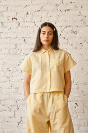 Corso Buttondown Cotton/Linen - Butter