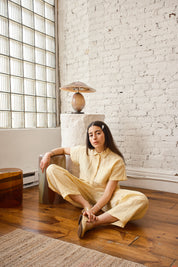 Corso Buttondown Cotton/Linen - Butter