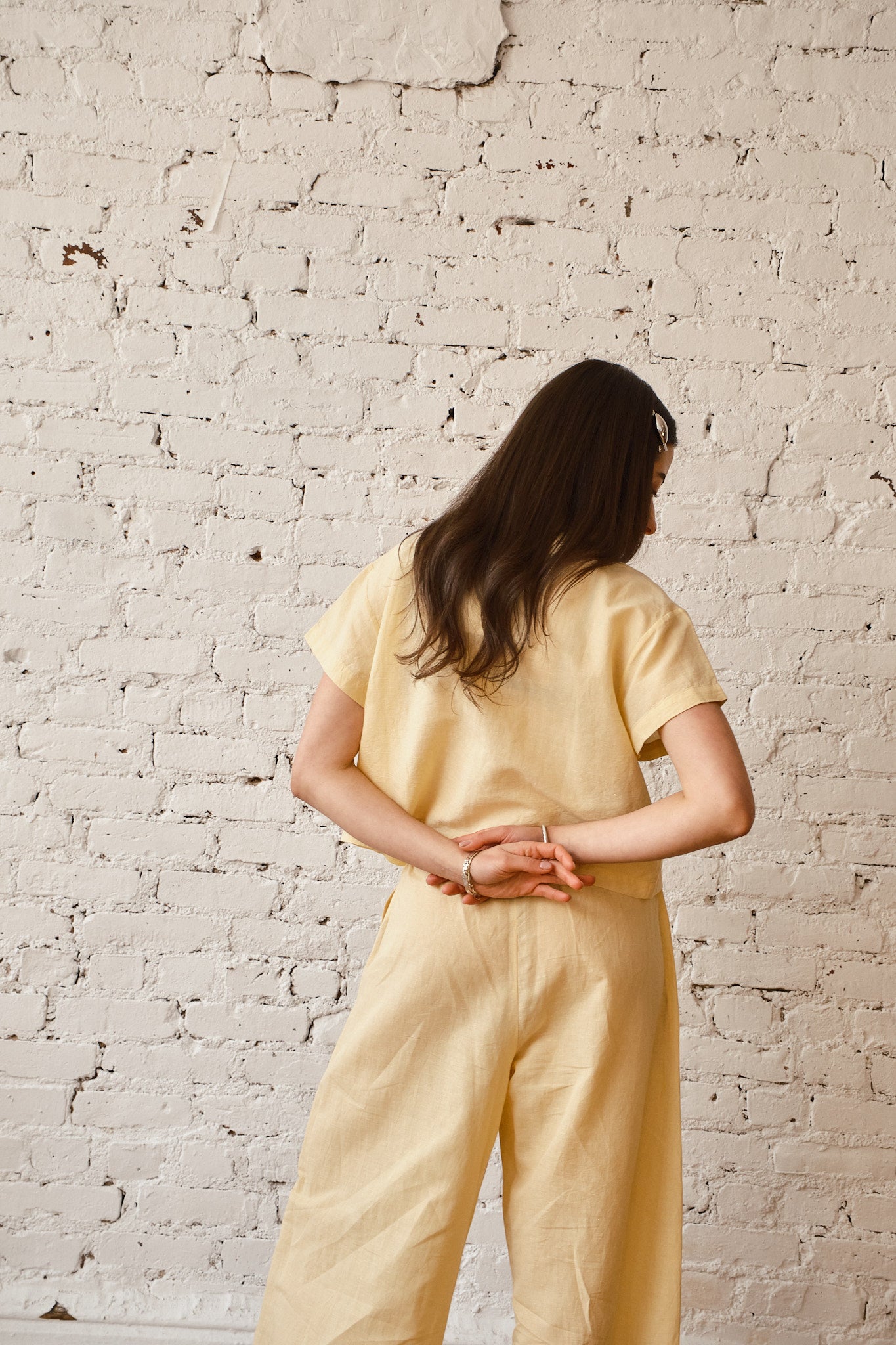 Corso Buttondown Cotton/Linen - Butter