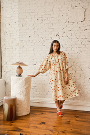 Ballad Dress - Fruit Bell Tomato/Cream