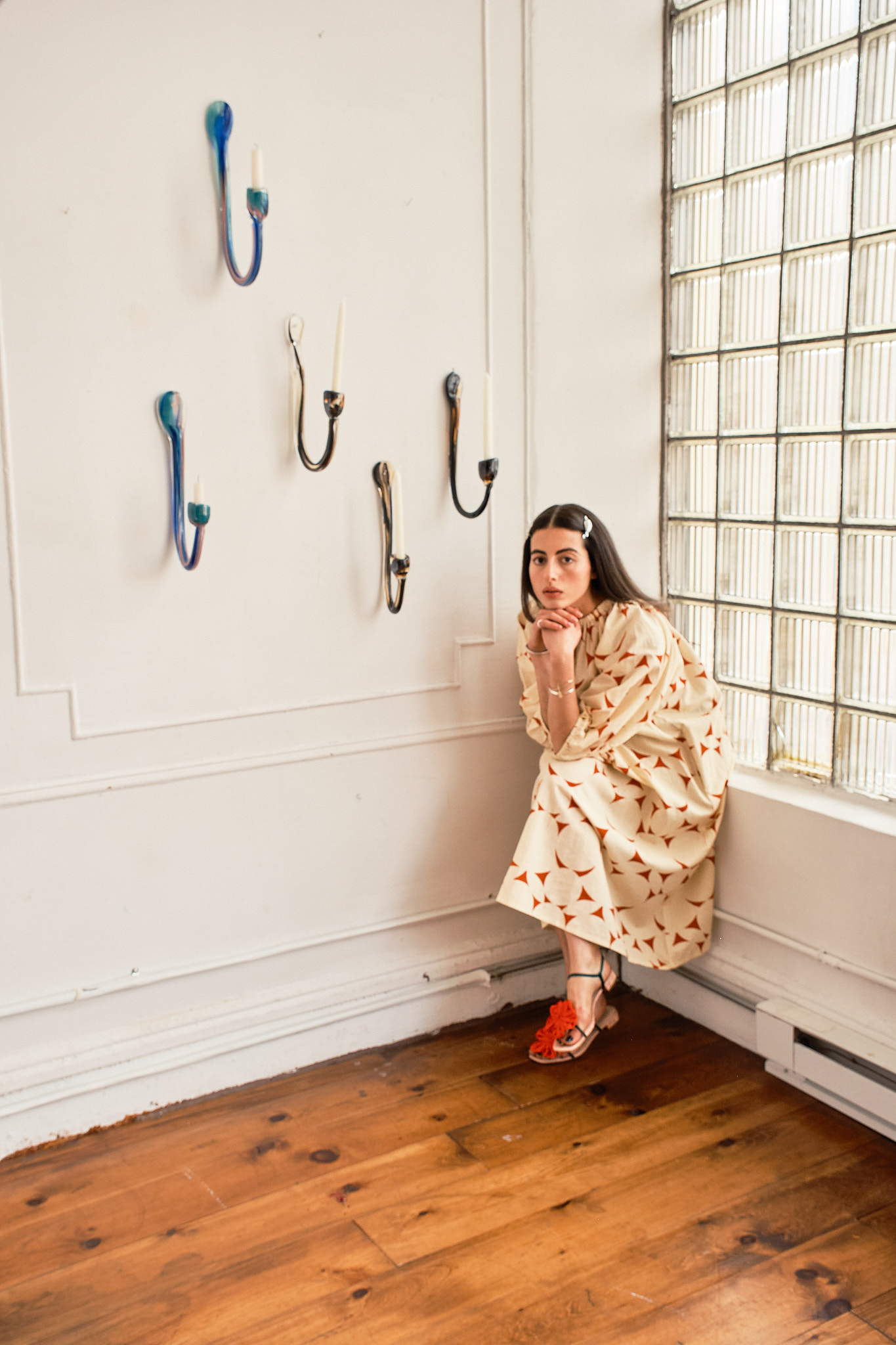 Ballad Dress - Fruit Bell Tomato/Cream