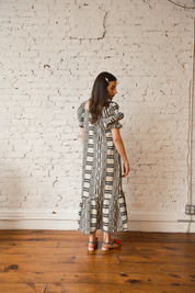 Nikki Chasin x The House That Lars Built Zoom Dress in Licorice Astrid Weave