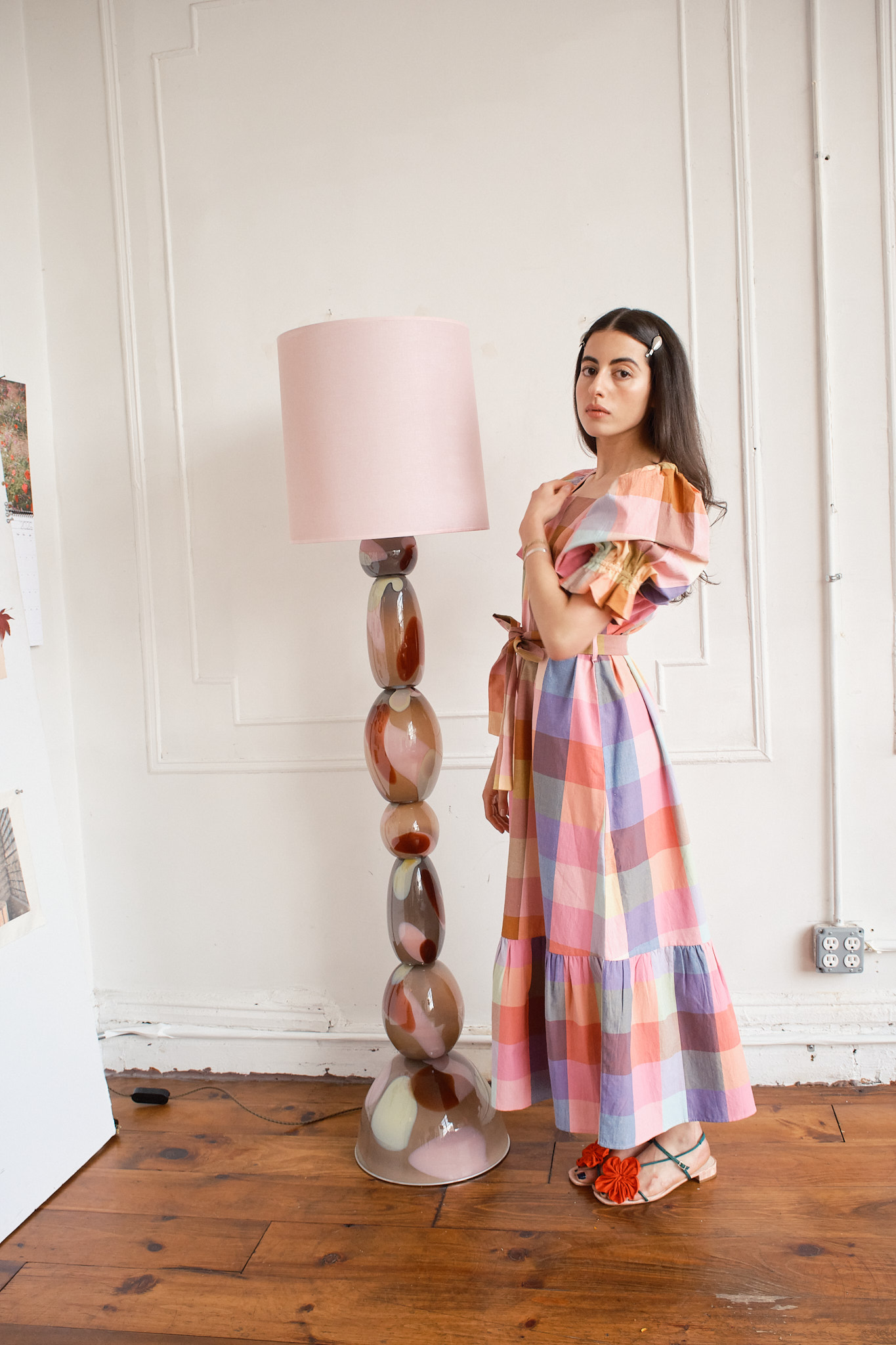 Nikki Chasin x The House That Lars Built Zoom Dress in Midsommar Plaid