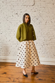 Sheba Cardigan Sweater - Chartreuse