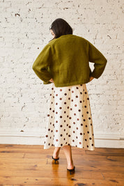 Sheba Cardigan Sweater - Chartreuse