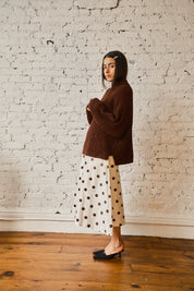 Sy Tweed Pullover - Chocolate, view 4