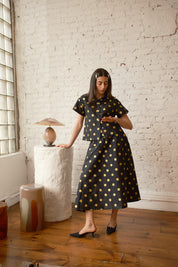 Corso Buttondown - Bumblebee Dot
